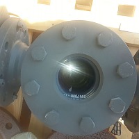Поставка смотровых футерованных окон